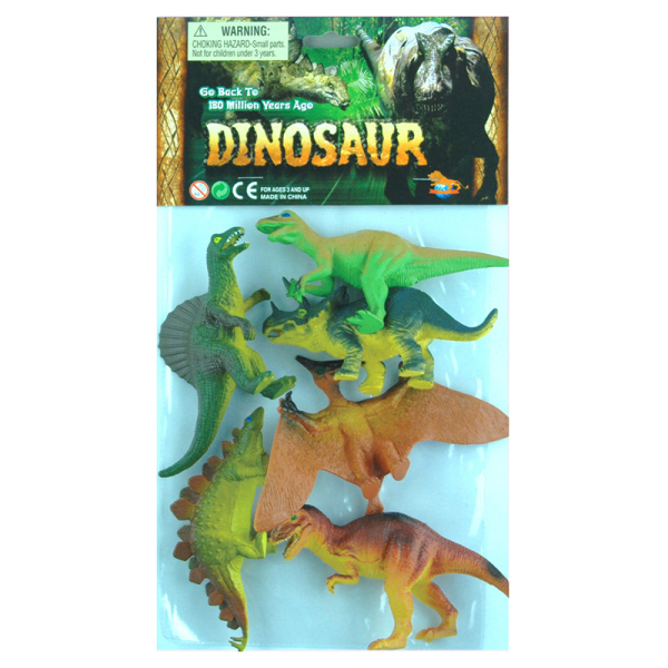 6只恐龙 塑料