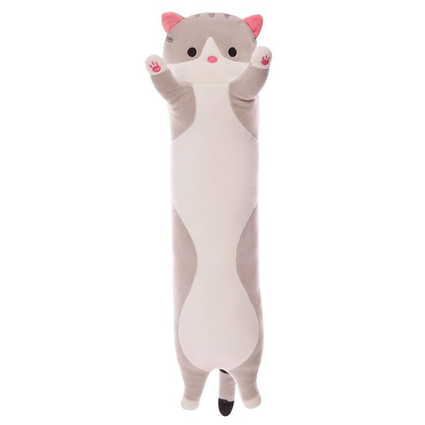 70cm猫咪抱枕 混色 布绒