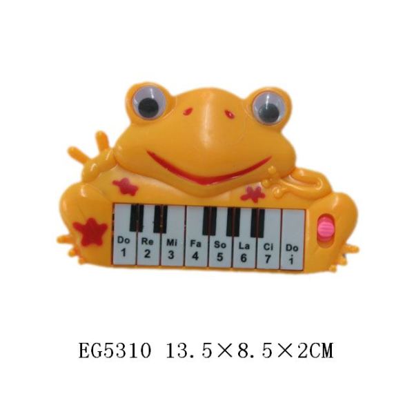 实色卡通青蛙音乐电子琴