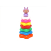 兔子彩虹套圈 梅花形 塑料