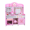 儿童木制玩具粉色欧式画板厨房【60*28*75CM】 单色清装 木质