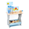 儿童木制玩具蓝色工具桌【45*27*71CM】 单色清装 木质
