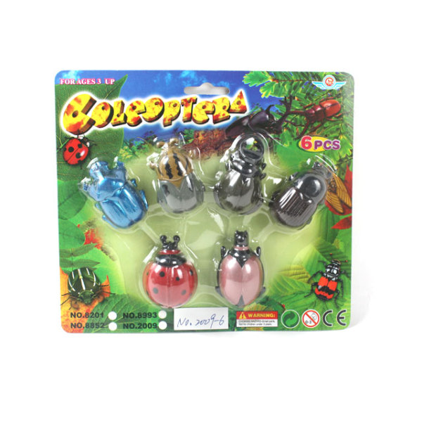 6只庄甲虫 回力 塑料