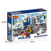 401pcs新城市警察系列-移动指挥系统积木 塑料