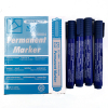 12PCS 13CM 蓝色单头记号笔 塑料