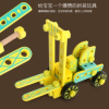 螺母组合工程车4853A9木质玩具套装 单色清装 木质