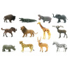 12PCS 12款式5寸彩绘野生动物