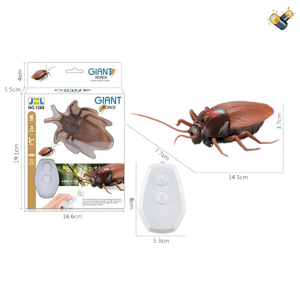 蟑螂 遥控 2通 包电 塑料