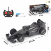 炭纤纹版F1车带USB线 遥控 1:20 4通 灯光 主体包电，遥控器不包电 黑轮 塑料