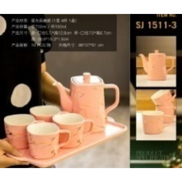 700ML陶瓷茶具套装 单色清装 瓷器