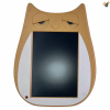 9寸卡通猫头鹰液晶彩色写画板 彩色磁板 包电 单面 画板 塑料