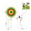 弓箭组合 吸盘弹 带靶 塑料