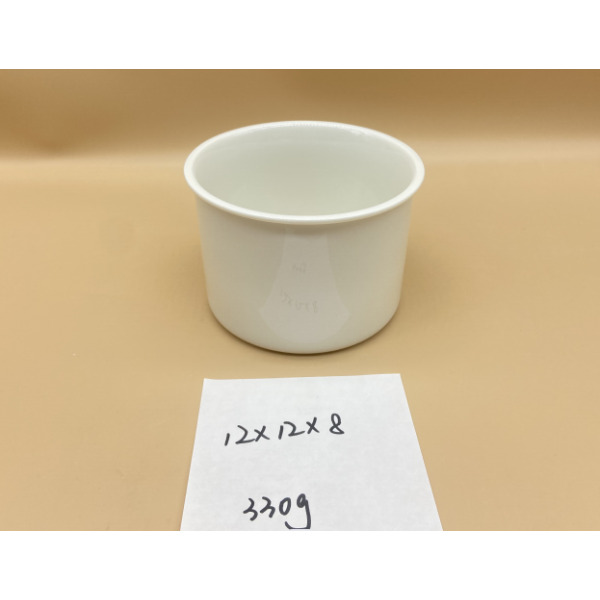 白色瓷器无柄水杯
【12*12*8CM】 单色清装 陶瓷