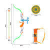 弓箭套装 吸盘弹 带靶 塑料