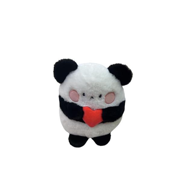 坐高21cm抱心熊猫 单色清装 布绒
