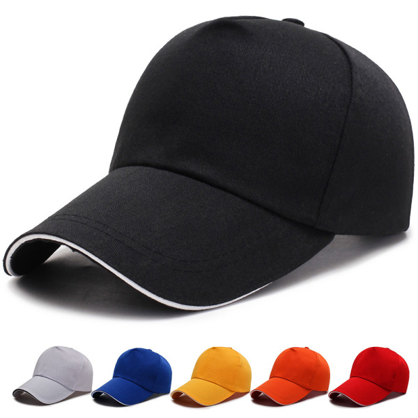纯色棒球帽 情侣 56-60CM 50%棉 50%聚酯纤维 纺织品