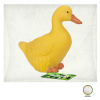 软胶填棉仿真动物-鸭子 塑料