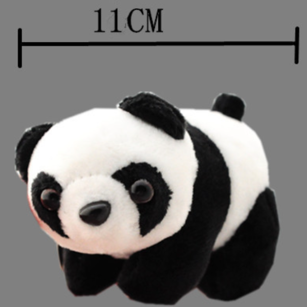 11cm小熊猫  单色清装 布绒