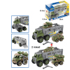 2款式DIY益智拼装大卡车配2pcs小军事车（滑行手动） 滑行 塑料
