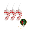 3pcs圣诞树装饰挂件 布绒
