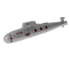 军事潜水艇 塑料
