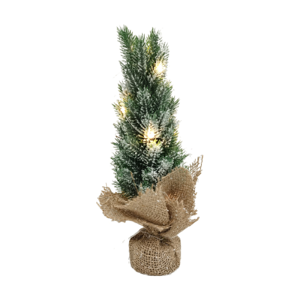 30CM PE圣诞树带灯 单色清装 塑料