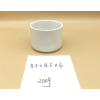 白色无柄瓷器水杯
【8.5*8.5*6CM】 单色清装 陶瓷