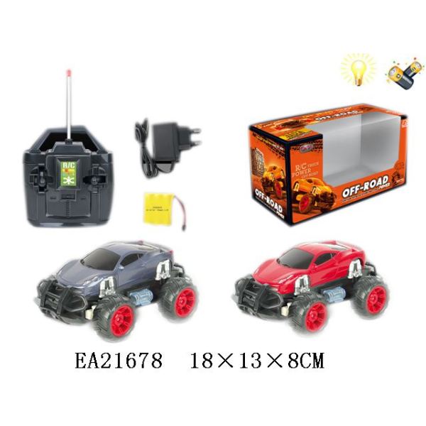 越野车带充电器 遥控 4通 灯光 包电 喷漆 塑料