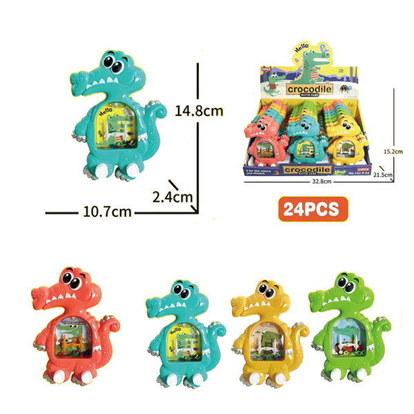 24PCS 鳄鱼水机 4色 塑料