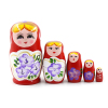 俄罗斯娃娃手绘五层套娃 塑料