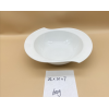白色瓷器汤盘
【24*20*7CM】 单色清装 陶瓷