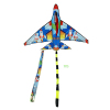 1.4米蓝色飞机风筝（配线） 布绒