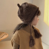 儿童护耳流苏帽（2-8岁） 儿童 47-52CM 针织帽 100%腈纶