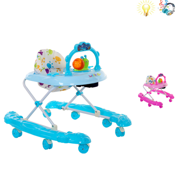 婴儿学步车(低配置) 英文IC 灯光 音乐 塑料