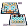 木制斗兽棋和国际象棋套装 国际象棋 游戏棋 二合一 木质