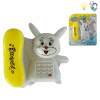 小白兔电话 电动 卡通 灯光 音乐 不分语种IC 塑料