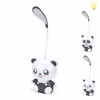 2款熊猫台灯带USB线 塑料