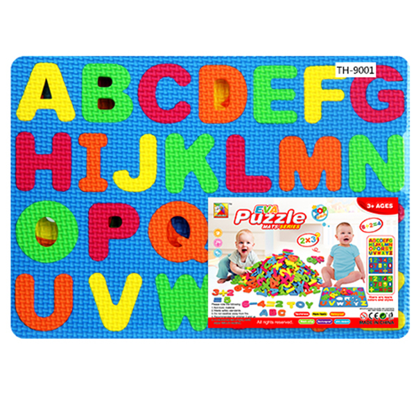 EVA英文字母+数字拼图 塑料