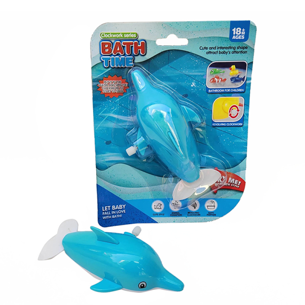 上链游水海豚 塑料