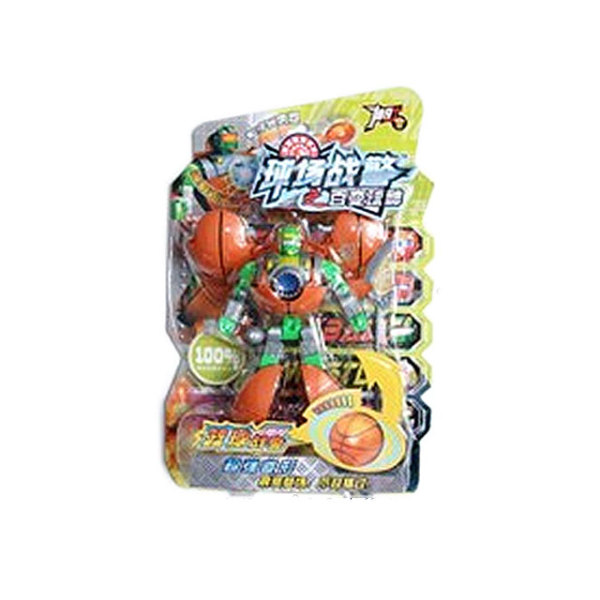 篮球战警机器人(中文包装) 变形 塑料