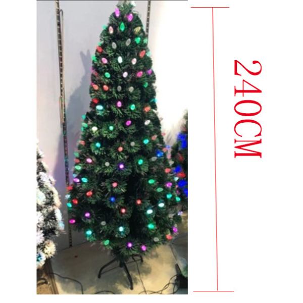 240CM320头彩灯圣诞树 塑料