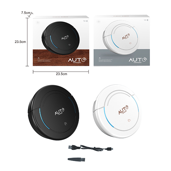 智能扫地机带USB线 塑料