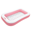 粉色长方形水池充气儿童游泳池 塑料