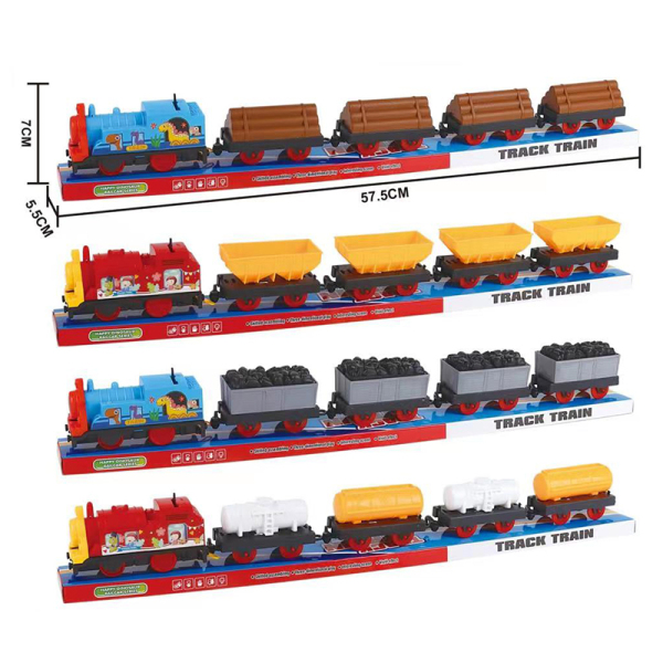 4款式火车组合 电动 塑料