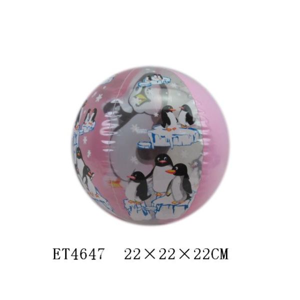 12寸充气企鹅球中球 塑料