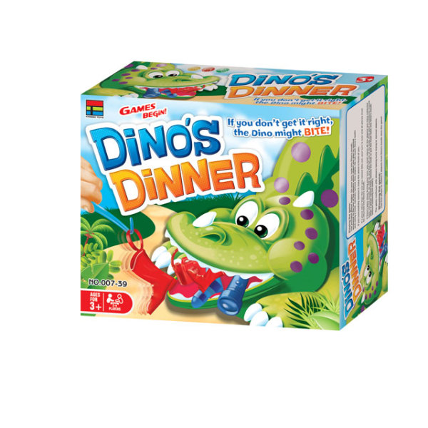 恐龙晚餐游戏 塑料