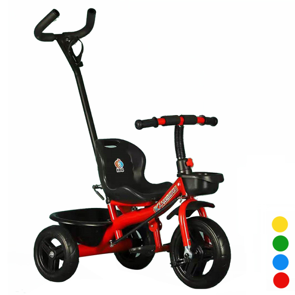 儿童平衡车 红/蓝/绿/黄4色 脚踏三轮车 金属