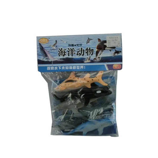 6只庄7寸海洋动物(中文包装) 塑料