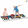 24键电子琴跳舞毯（黑白） 地毯 灯光 音乐 英文IC 塑料