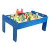 木制轨道玩具桌+88件木制火车轨道玩具【98*58*41CM】 单色清装 木质